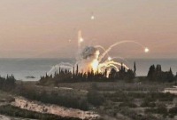 لحظة تنفيذ غارة جوية على بلدة القليلة جنوبي لبنان - 26 كانون الأول 2023 (إنترنت)