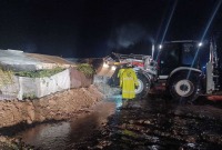أضرار في مخيمات النازحين شمالي سوريا بسبب الأمطار - الدفاع المدني