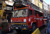 الحريق اندلع خلف مشفى الكندي قرب الفرن السياحي في سوق باب سريجة - "فوج إطفاء دمشق"