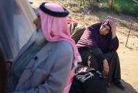 فلسطينيون فروا من القصف الإسرائيلي إلى مخيم في رفح ـ رويترز