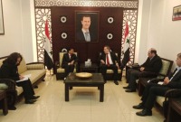 اللقاء بين سفير الهند في دمشق ووزير النفط في حكومة النظام السوري