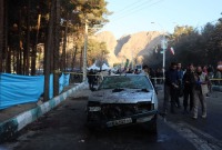 موقع الانفجار في إيران (رجا نيوز/تلغرام)
