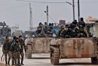 حشود عسكرية لقوات النظام في درعا - أ ف ب