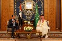 ولي العهد السعودي وبشار الأسد يجريان محادثات ثنائية على هامش قمة جدة – 19 أيار 2023 (رئاسة الجمهورية العربية السورية)