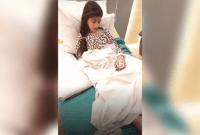والد الطفلة تسنيم حداد: علاج العينين يحتاج لـ 6 أشهر
