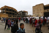 مدرسة في مدينة الرقة بعد هزيمة تنظيم الدولة ـ رويترز