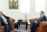 وزير الخارجية الللبناني يلتقي السفير التركي 
