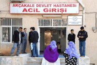 مدخل الطوارئ في مستشفى أكجاكالي الحكومي (وسائل إعلام تركية)