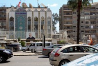 السفارة الإيرانية في دمشق عقب اغتيال زاهدي ـ رويترز