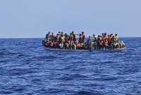 مركب لمهاجرين في عرض البحر  المصدر: الإنترنت