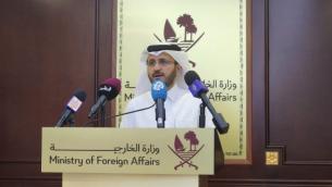 المتحدث الرسمي باسم وزارة الخارجية القطرية ماجد الأنصاري (القدس العربي)