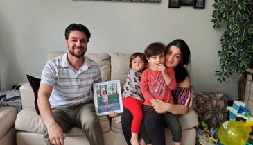 أسرة الخالد السورية اللاجئة في كندا 
