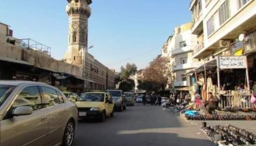 أحد شوارع مدينة دمشق (فيس بوك)