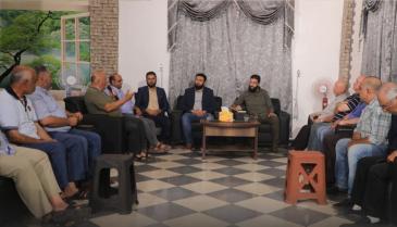 أبو محمد الجولاني في لقاء مع مسيحيي إدلب