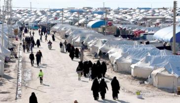 مخيم الهول في الحسكة شمال شرقي سوريا (رويترز)