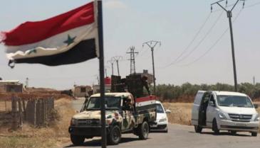 حاجز لقوات النظام السوري في محافظة درعا (سبوتنيك)