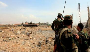 قوات النظام السوري في ريف درعا 
