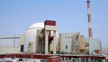 مفاعل بوشهر النووي الواقع جنوبي العاصمة الإيرانية طهران - 21 آب 2010 (رويترز)