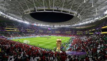 حفل الختام للمونديال في ملعب لوسيل قبل المباراة النهائية بين الأرجنتين وفرنسا كأس العالم  2022 - الدوحة قطر