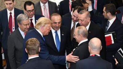 بوتين وأردوغان وترامب