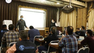  إدلب: الكوادر الطبية تتدرب استعدادا لحملة التطعيم ضد كورونا