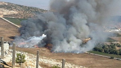 إطلاق صواريخ من الجنوب اللبناني باتجاه مواقع إسرائيلية