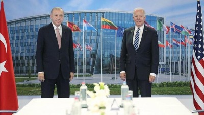 الرئيس التركي رجب طيب أردوغان والرئيس الأمريكي جو بايدن