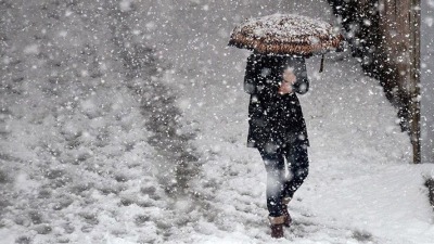 تساقط الثلوج في إسطنبول (انترنت)