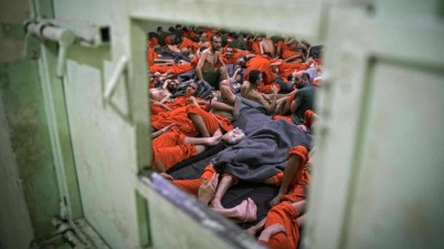 عناصر تنظيم الدولة في سجن الحسكة 