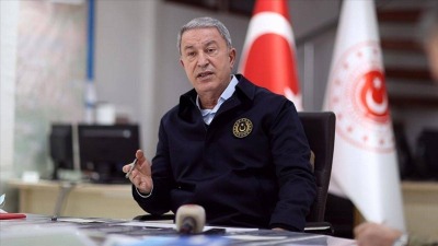 وزير الدفاع التركي خلوصي أكار (وسائل إعلام تركية)