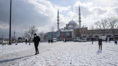 تساقط الثلوج في إسطنبول (صورة تعبيرية)