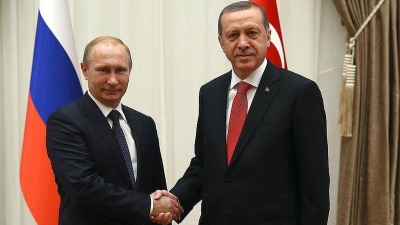 الرئيس التركي رجب طيب أردوغان - الرئيس الروسي فلاديمير بوتين (وسائل إعلام تركية)