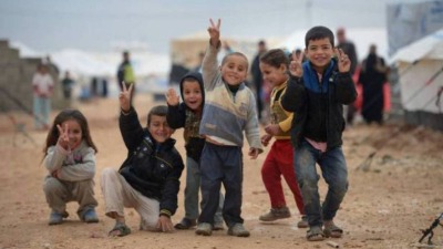 أطفال سوريون في المخيمات - المصدر: الإنترنت