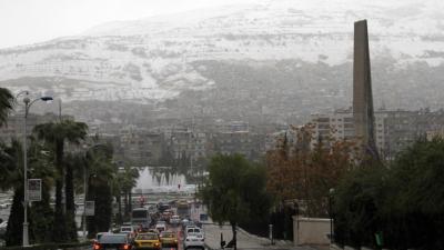 هطول أمطار وثلوج في سوريا (إنترنت)