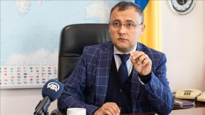  السفير الأوكراني لدى أنقرة فاسيل بودنار (وكالة الأناضول)