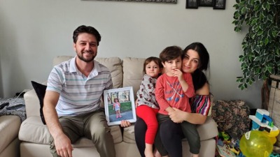 أسرة الخالد السورية اللاجئة في كندا 