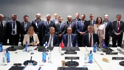 بيان ثلاثي ينهي رفض تركيا لانضمام فنلدا والسويد لحلف الناتو (الأناضول)