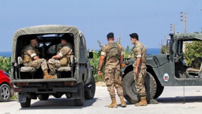 قوات وآليات عسكرية تابعة للجيش اللبناني (AFP)