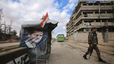 قوات النظام السوري في حلب (AFP)