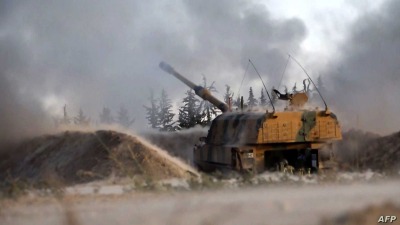 مدفعية تركية تستهدف مواقع قسد في ريف حلب