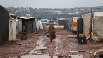 مخيمات النازحين شمال غربي سوريا (رويترز)
