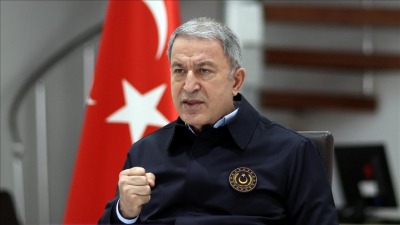 وزير الدفاع التركي خلوصي أكار (الأناضول)