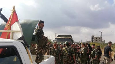 تعزيزات عسكرية للنظام السوري في درعا (سبوتنيك)