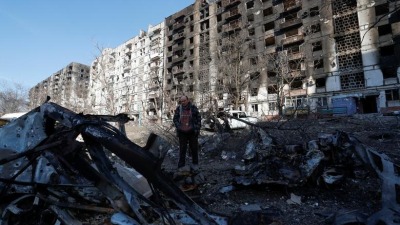 الدمار في مدينة ماريوبول الأوكرانية (رويترز)