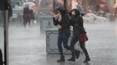الأمطار في إسطنبول (Sözcü)