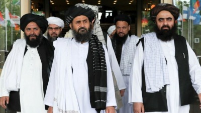 مسؤولون في حركة طالبان (رويترز)