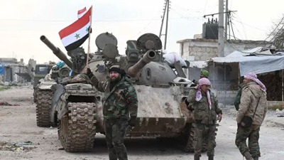  قوات النظام السوري في ريف حلب  (نوفوستي)