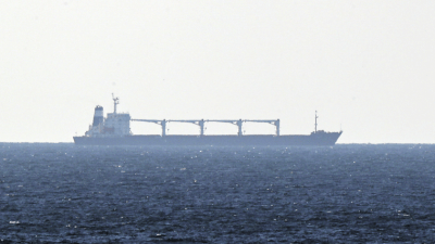 سفينة محملة بالذرة قادمة من أوكرانيا إلى تركيا (الأناضول)