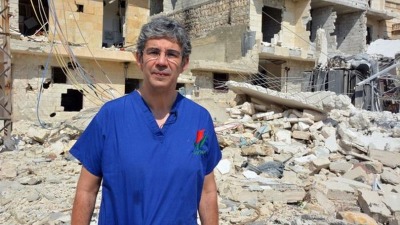 الطبيب البريطاني ديفيد نوت في مدينة حلب 