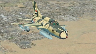 طائرة حربية للنظام السوري (قناة العالم)